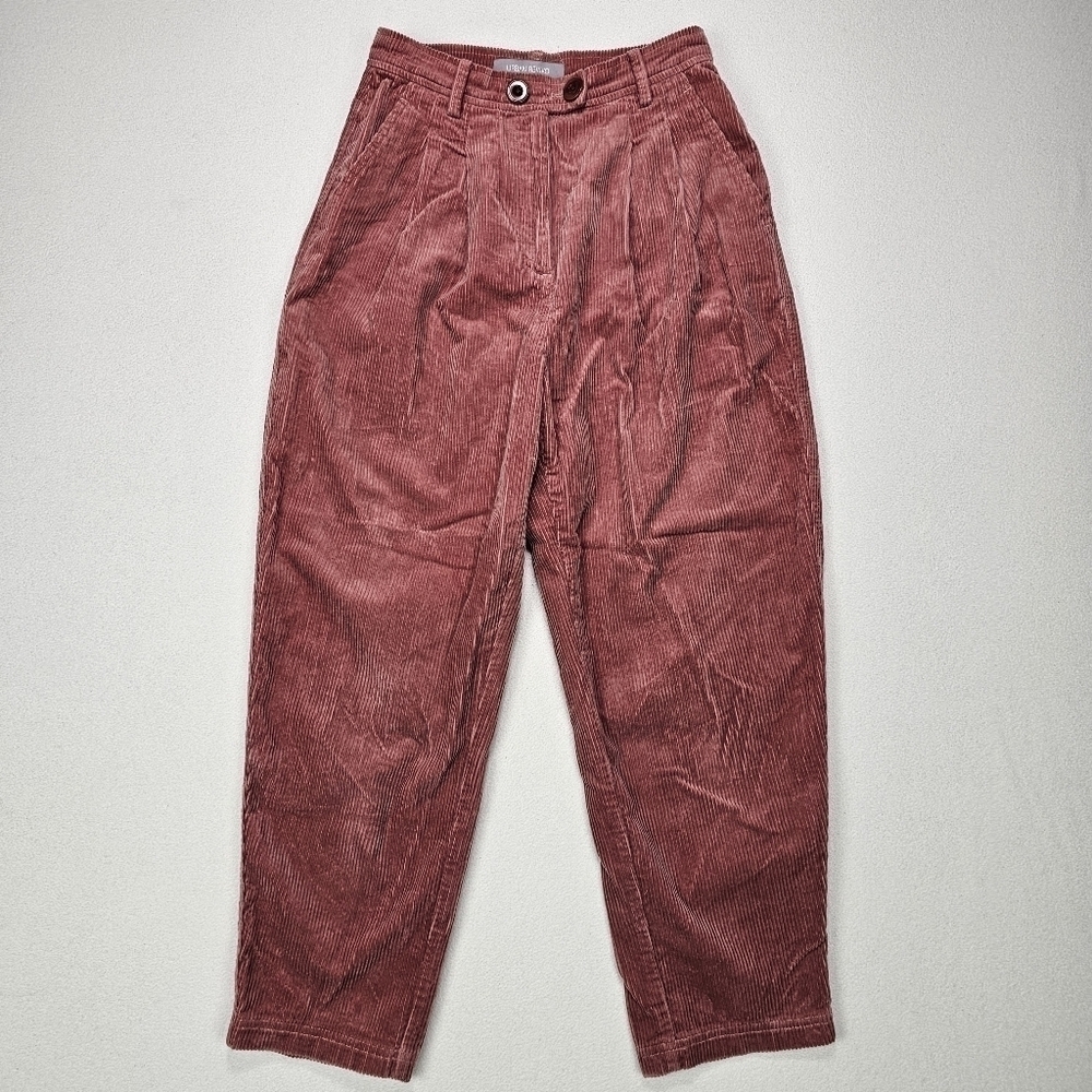 Urban Revivo Soft Corduroy Trousers Raspberry Size 4